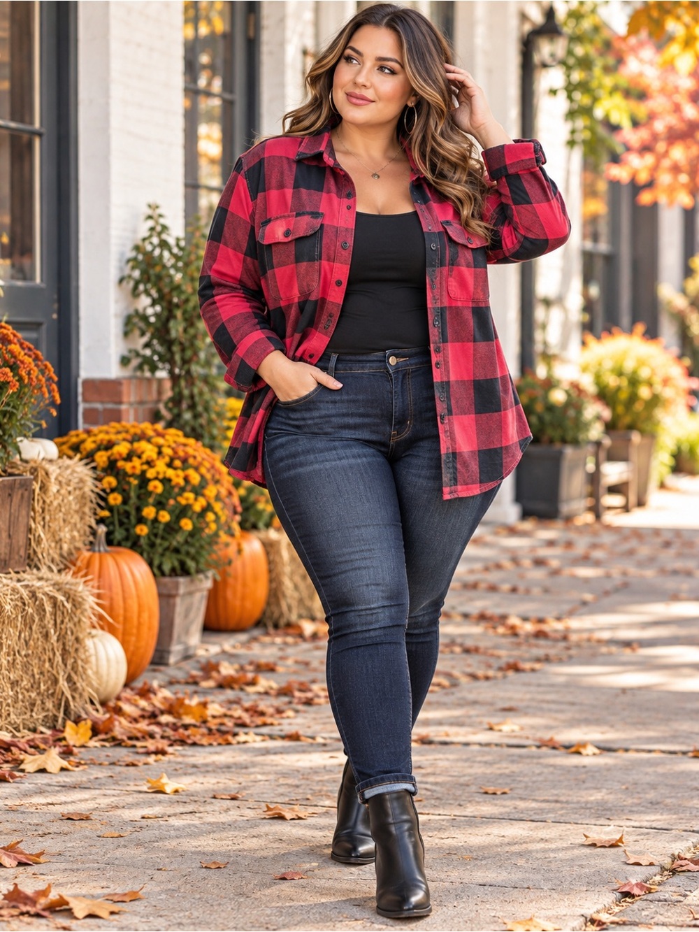 Old Navy Classic Plaid Button-Down Flannel Shirt XL